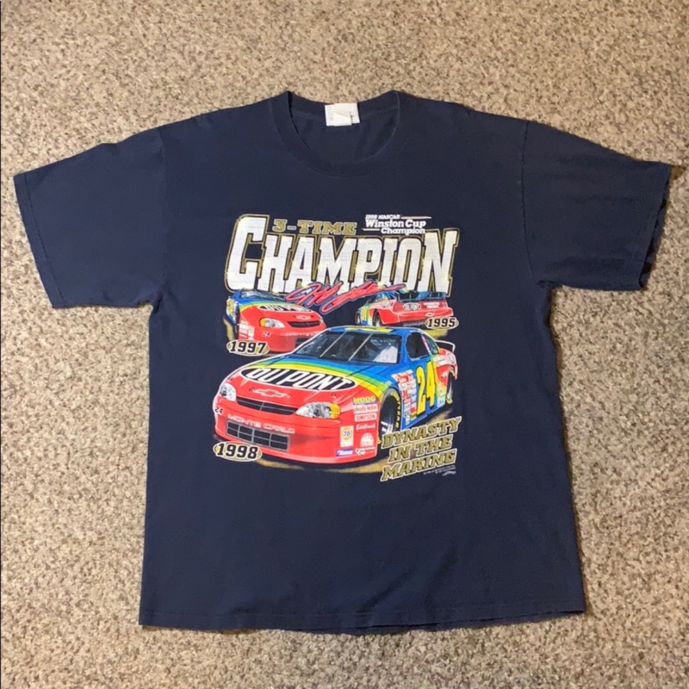 Vintage 1998 Jeff Gordon Winston Cup Champion Tee